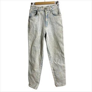 1980s vintage P.S. Gitano acid wash high rise jeans - size 10R